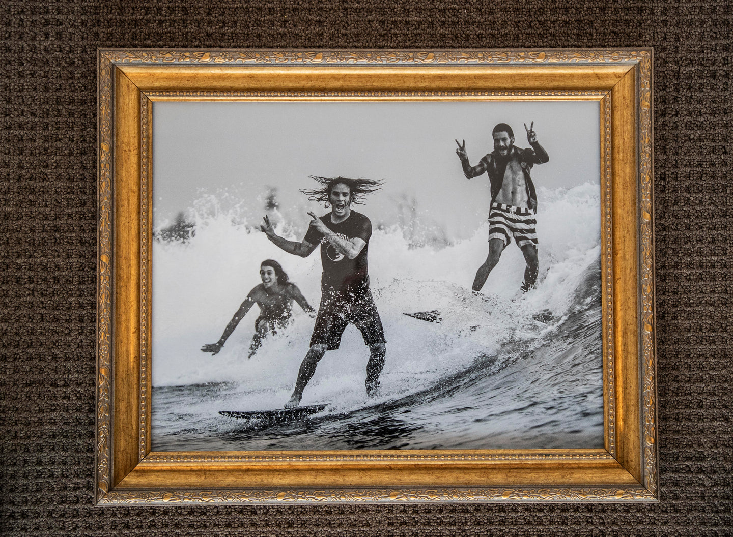 SURF PALS // OZZY WRIGHT - CRAIG ANDERSON - DION AGIUS // THIS FRAME CONTAINS GLASS