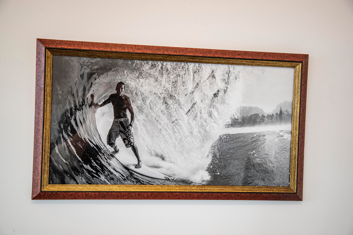 RISING SUN - ANDY IRONS - THIS FRAME CONTAINS GLASS