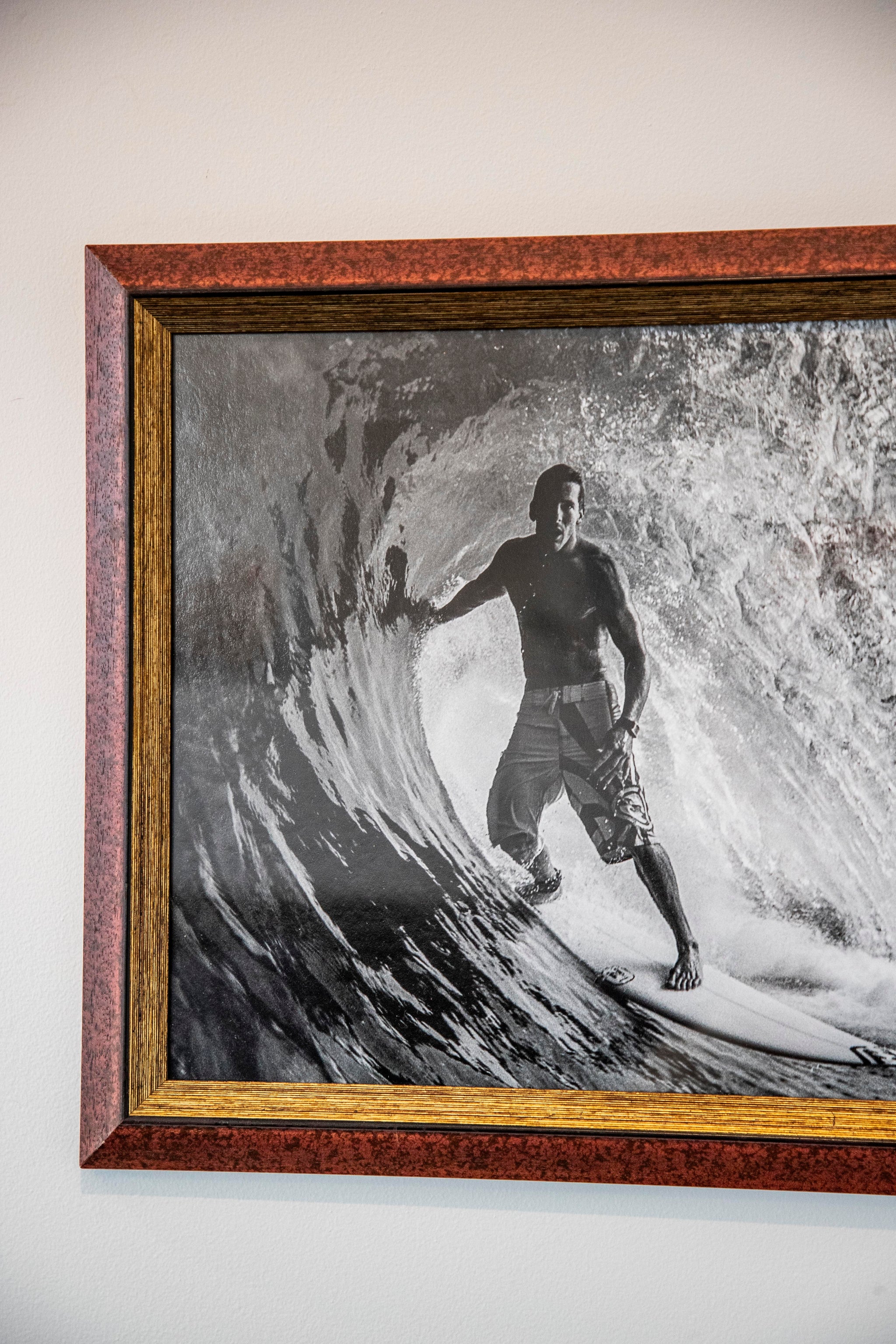 RISING SUN - ANDY IRONS - THIS FRAME CONTAINS GLASS