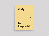 Craig. By Respondek - Second Edition - A 120 page coffee table book featuring images of Craig Anderson